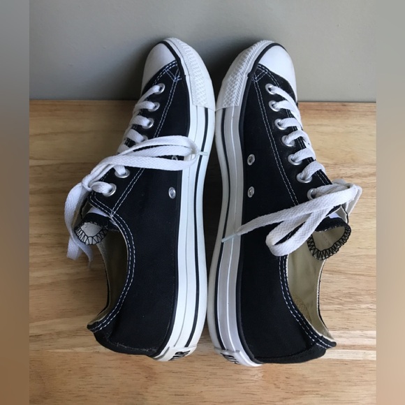 Converse All Star Chuck Taylor Canvas Sneakers Black Size: US Men 8.5 Women 10.5 - Picture 10 of 12